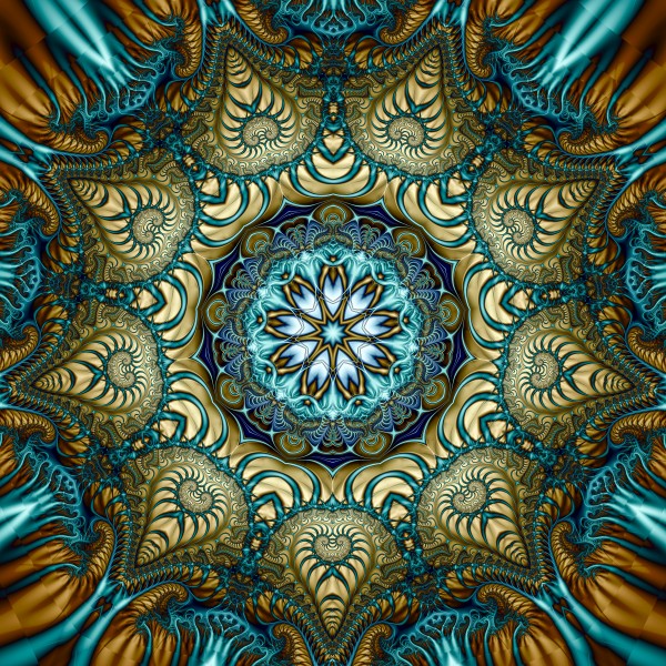 Teal Light by Deometry